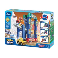 Tut Tut Bolides Serie Pro - Multi Cascades Jump & Go 4 En 1- Voitures Jouets Garages Et Circuits
