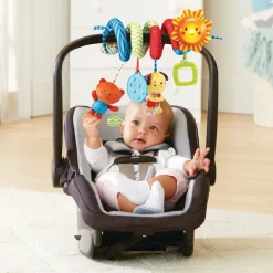 VTech Baby Spirale Musicale Des P'Tits Copains - Hochet- Jouets Pour Siège Auto Et Poussette