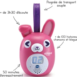 VTech Storikid Pocket Rose - Conteur D'Histoires Interactif- Conteurs D'Histoires