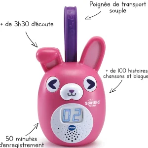 VTech Storikid Pocket Rose - Conteur D'Histoires Interactif- Conteurs D'Histoires