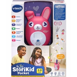 VTech Storikid Pocket Rose - Conteur D'Histoires Interactif- Conteurs D'Histoires