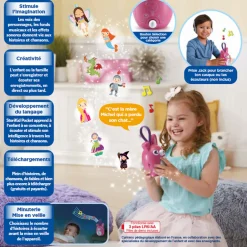 VTech Storikid Pocket Rose - Conteur D'Histoires Interactif- Conteurs D'Histoires