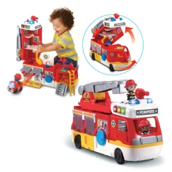 Tut Tut Copains Super Camion Caserne De Pompiers - - Personnages Et Univers Interactifs