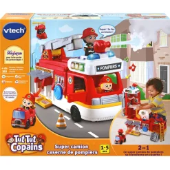 Tut Tut Copains Super Camion Caserne De Pompiers - - Personnages Et Univers Interactifs