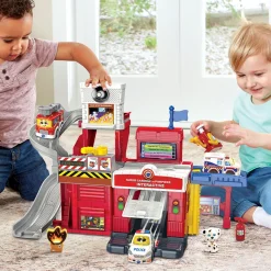 Tut Tut Bolides Super Caserne De Pompiers Interactive - Serie Pro- Voitures Jouets Garages Et Circuits