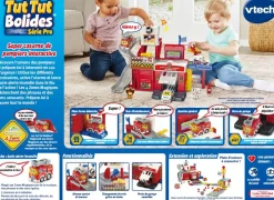 Tut Tut Bolides Super Caserne De Pompiers Interactive - Serie Pro- Voitures Jouets Garages Et Circuits