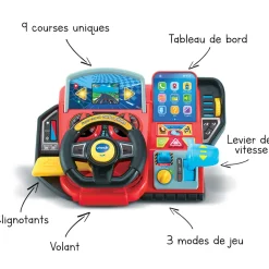VTech Super Console Turbo Pilote- Ordinateurs, Tablettes Et Consoles
