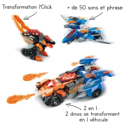 Switch & Go Dinos Super Spino-Dactyl 2 En 1 +- Voitures Dinos