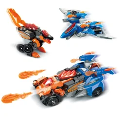 Switch & Go Dinos Super Spino-Dactyl 2 En 1 +- Voitures Dinos