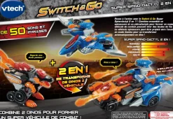 Switch & Go Dinos Super Spino-Dactyl 2 En 1 +- Voitures Dinos
