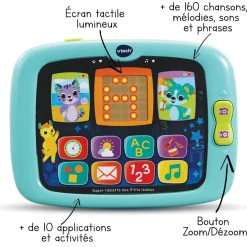 VTech Baby Super Tablette Des P'Tits Loulous - Tablette Interactive Bébé- Ordis Et Tablettes Pour Bébé