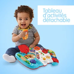 VTech Baby Super Trotteur Parlant 2 En 1 Orange- Porteurs, Trotteurs