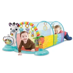 VTech Baby Super Tunnel Des Decouvertes 6 En 1- Tapis D'éveil Et Arches