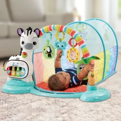 VTech Baby Super Tunnel Des Decouvertes 6 En 1- Tapis D'éveil Et Arches