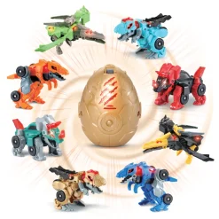 Switch & Go Dinos Surprise - 8 Modeles A Collectionner- Voitures Dinos