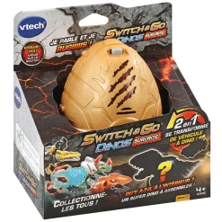 Switch & Go Dinos Surprise - 8 Modeles A Collectionner- Voitures Dinos