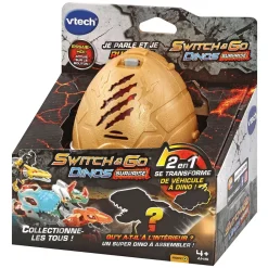 Switch & Go Dinos Surprise - 8 Modeles A Collectionner- Voitures Dinos