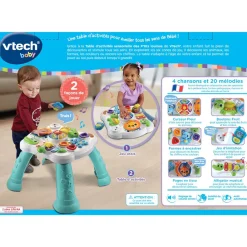 VTech Baby Table D'activités Sensorielle Des P'Tits Loulous- Tables D'activités