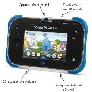 Storio Tablette Enfant Max 2.0 5' Bleue- Tablettes Enfant
