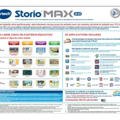 Storio Tablette Enfant Max 2.0 5' Bleue- Tablettes Enfant