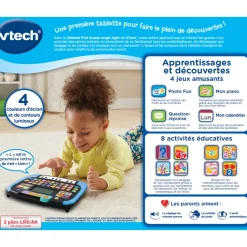 VTech Tablette P'Tit Genius Magic Light - Tablette Pour Enfant- Ordinateurs, Tablettes Et Consoles