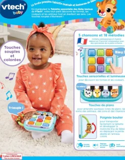 VTech Baby Tablette Sensorielle Des Baby Loulous- Ordis Et Tablettes Pour Bébé