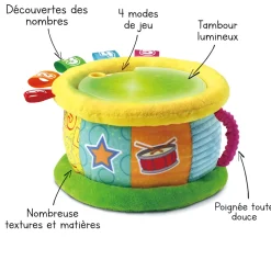 VTech Baby Tambour Lumi Magique - Jouet Musical- Instruments De Musique