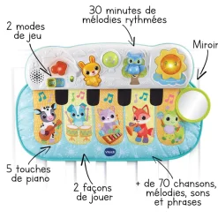 VTech Baby Tap Tap Piano Des Baby Loulous- Tapis D'éveil Et Arches