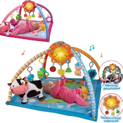 VTech Baby Tapis D'éveil Lumi Tapis Des P'Tits Copains- Tapis D'éveil Et Arches