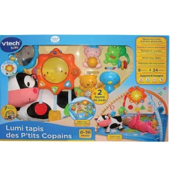 VTech Baby Tapis D'éveil Lumi Tapis Des P'Tits Copains- Tapis D'éveil Et Arches