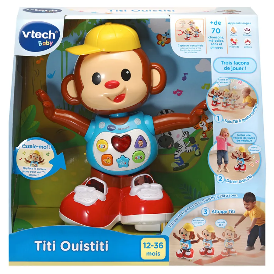 VTech Baby Titi Ouistiti- Animaux Interactifs