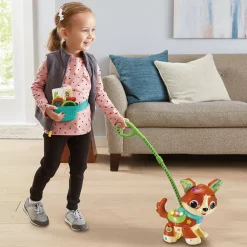 VTech Baby Titou, Mon Toutou Balade Magique- Animaux Interactifs