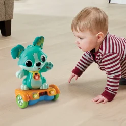 VTech Baby Titou, Mon Toutou Hoverboard - P'Tits Loulous- Animaux Interactifs
