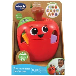 VTech Tourni Pomme Des Formes- Jouets À Empiler, À Encastrer