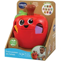 VTech Tourni Pomme Des Formes- Jouets À Empiler, À Encastrer