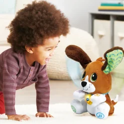 VTech Baby Toutou Parle Avec Moi - Chien Peluche Interactif- Animaux Interactifs