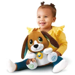 VTech Baby Toutou Parle Avec Moi - Chien Peluche Interactif- Animaux Interactifs