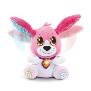 VTech Baby Toutou Parle Avec Moi Rose - Peluche Interactive- Animaux Interactifs