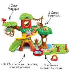 Tut Tut Animo - Arbre Cabane Interactif- Animaux Et Leurs Univers