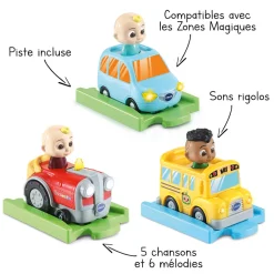 Tut Tut Bolides - Véhicules Cocomelon- Voitures Jouets Garages Et Circuits
