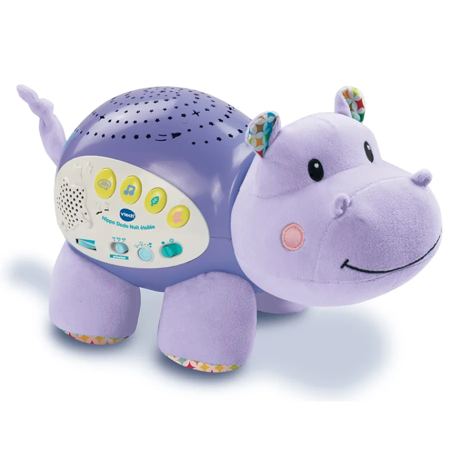 VTech Baby Veilleuse Bébé Hippo Dodo Nuit Etoilee- Veilleuses Et Mobiles Bébé