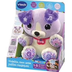 VTech Violette, Mon Amie Pattes Magiques- Animaux Interactifs