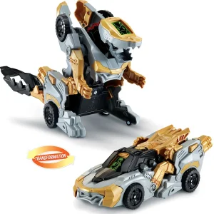 Switch & Go Dinos Vulcanion, Mega Dragon- Voitures Dinos