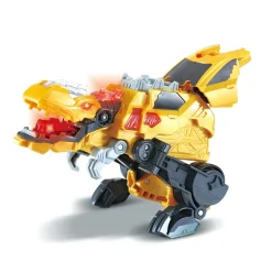 Switch & Go Dinos Zyrex, Le T-Rex - Crash - Véhicules Interactifs- Voitures Dinos