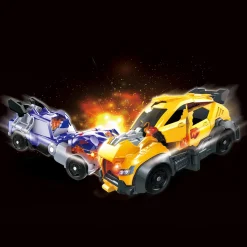 Switch & Go Dinos Zyrex, Le T-Rex - Crash - Véhicules Interactifs- Voitures Dinos