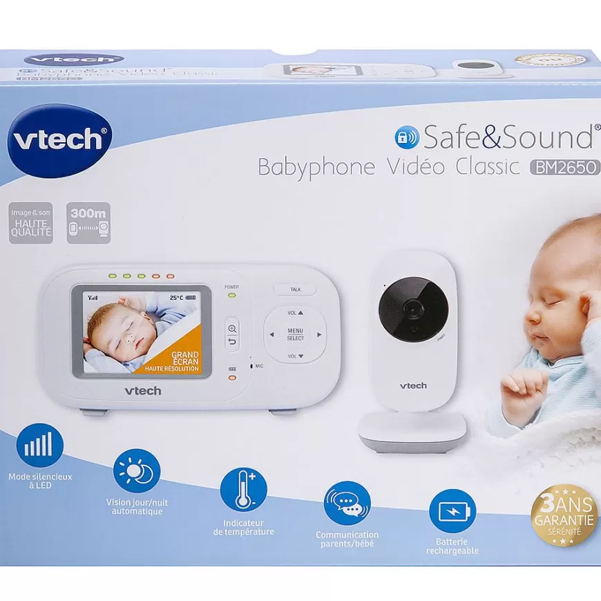 Babyphone Video Bm 2650 - Ecoute-Bébé Video-Safe And Sound Hot