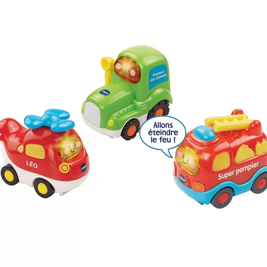 Coffret De Petites Voitures De Secours Parlantes - -Tut Tut Bolides Cheap