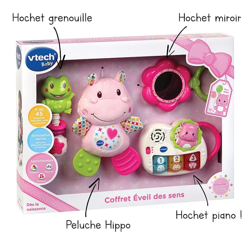 Coffret Naissance - Eveil Des Sens - Rose-VTech Baby Hot