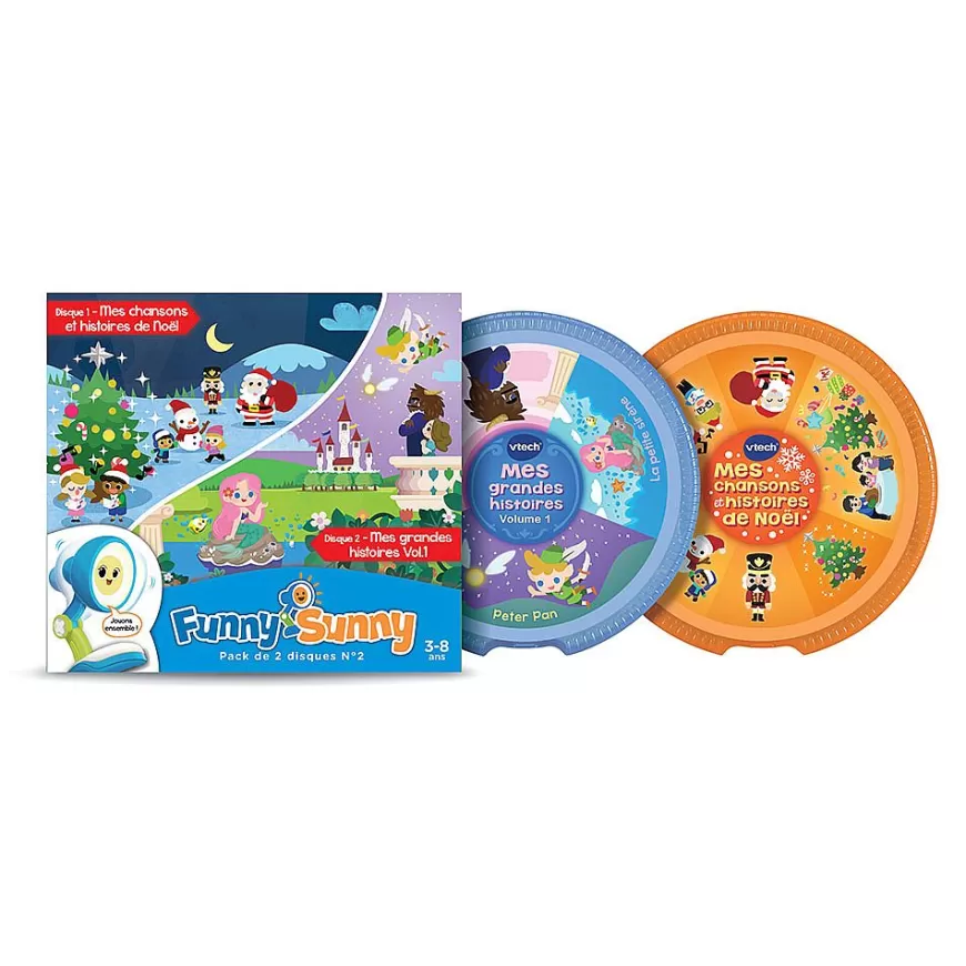 Funny Sunny - Pack 2 Disques N°2-VTech Cheap