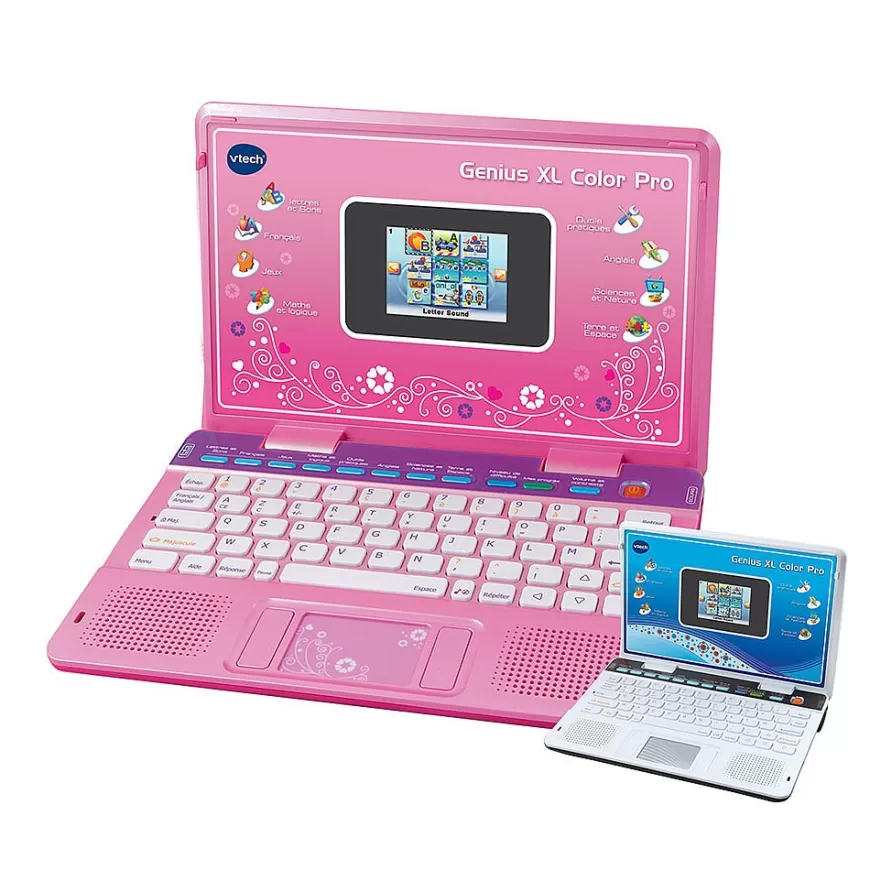 Genius Xl Color Pro Bilingue Rose - Ordinateur Educatif-VTech Shop